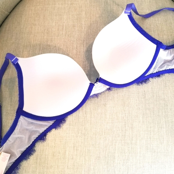 Victoria's Secret Vintage Dream Angels Plush Push up Bra Rhinestone Crystal NWT - Picture 6 of 15